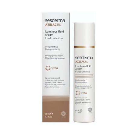 Sesderma AZELAC RU SPF 50 Флюид для сияния кожи лица на основе липосомированной азелаиновой кислоты, 50 мл