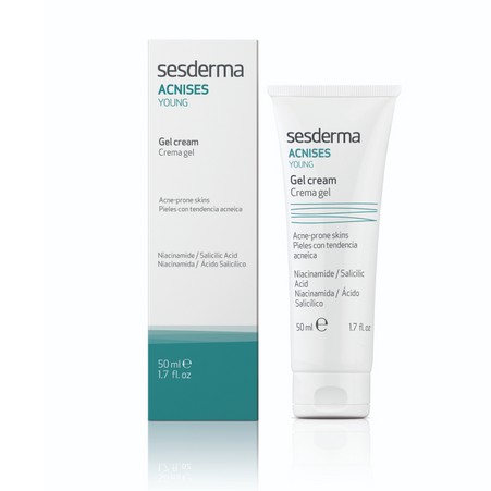 Sesderma ACNISES YOUNG Гель-крем для молодой кожи лица увлажняющий на основе себорегулирующего комплекса и салициловой кислоты, 50 мл