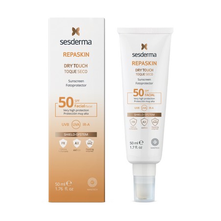 Sesderma REPASKIN DRY TOUCH SPF 50 Средство солнцезащитное с матовым эффектом для лица, 50 мл