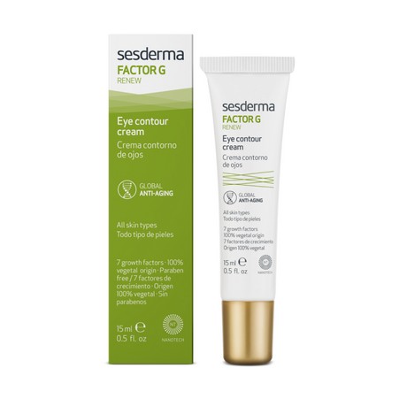 Sesderma FACTOR G RENEW Контур-крем для зоны вокруг глаз на основе миметических пептидов, стволовых клеток, 15 мл