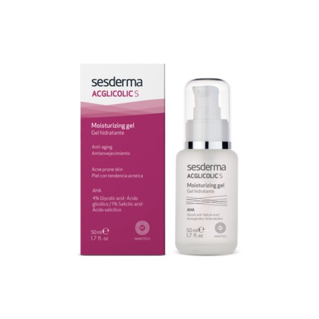 Sesderma ACGLICOLIC S Гель для ухода за кожей лица увлажняющий антивозрастной, на основе гликолиевой и салициловой кислот, 50 мл