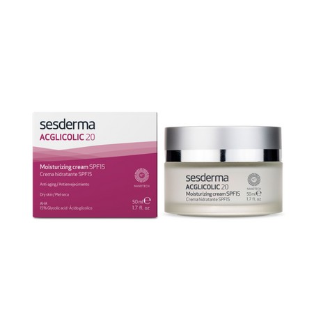 Sesderma ACGLICOLIC 20 SPF 15 Крем увлажняющий с гликолевой кислотой, 50 мл