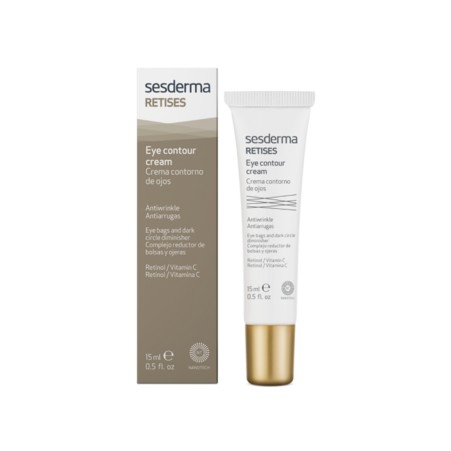 Sesderma RETISES Крем-контур для зоны вокруг глаз омолаживающий на основе ретинола, экстракта гибискуса и витамина С, 15 мл