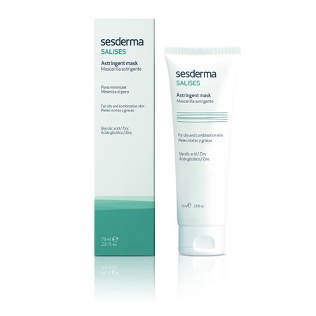 Sesderma SALISES Маска для кожи лица вяжущая, с гликолевой кислотой, 75 мл