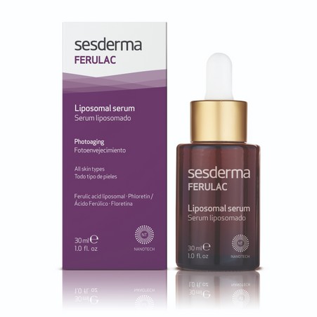 Sesderma FERULAC Сыворотка увлажняющая липосомальная с феруловой кислотой для кожи лица, для борьбы с фотостарением и пигментными пятнами, 30 мл