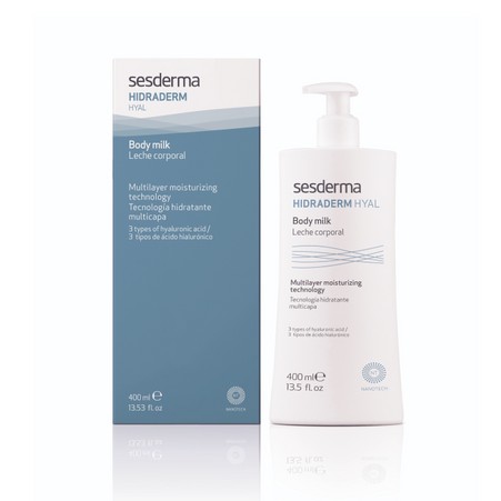 Sesderma HIDRADERM HYAL Молочко для кожи тела восстанавливающее, глубоко увлажняющее, 400 мл