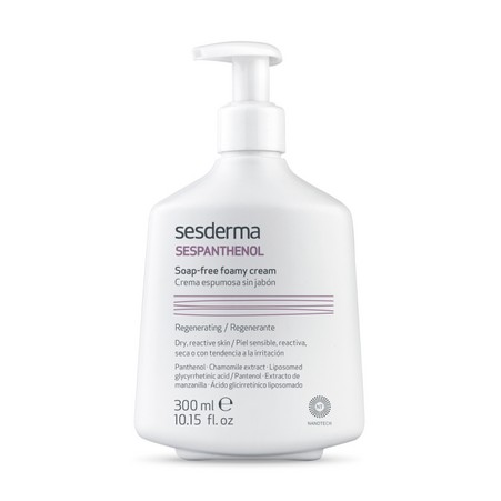 Sesderma SESPANTHENOL Крем-пенка для умывания без мыла восстанавливающая с пантенолом, 300 мл